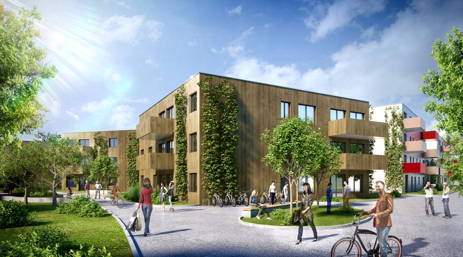 BTW Podhagskygasse III - Architekturvisualisierung Aussen